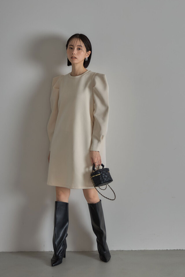 スウェットミニワンピ