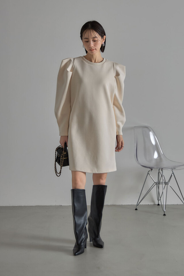 スウェットミニワンピ