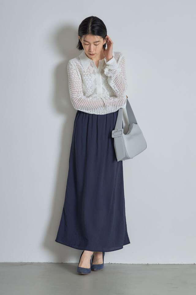 お値下げ　新品希少　ルルレモン　サテンスカート サテンナロースカート