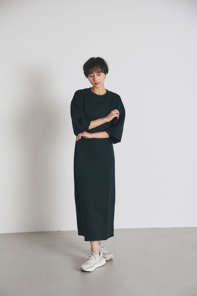 ブランド古着　UNDERCOVER 異素材切り替えスウェットワンピース 中古・古着通販】UNDERCOVER (アンダーカバー) サテンパッチ