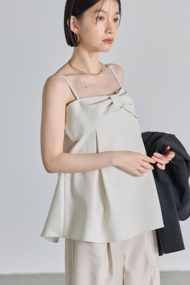 大人リボンキャミチュニック