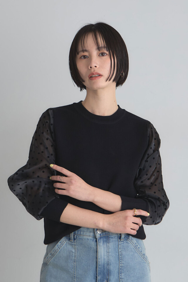 ケーブルニット