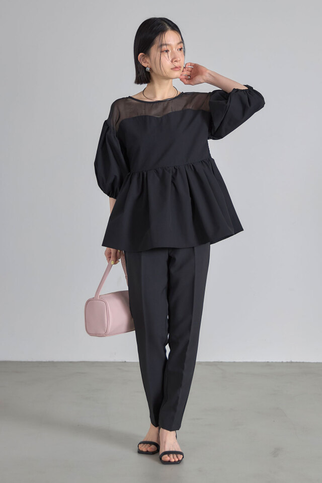 ボリュースリーブブラウス