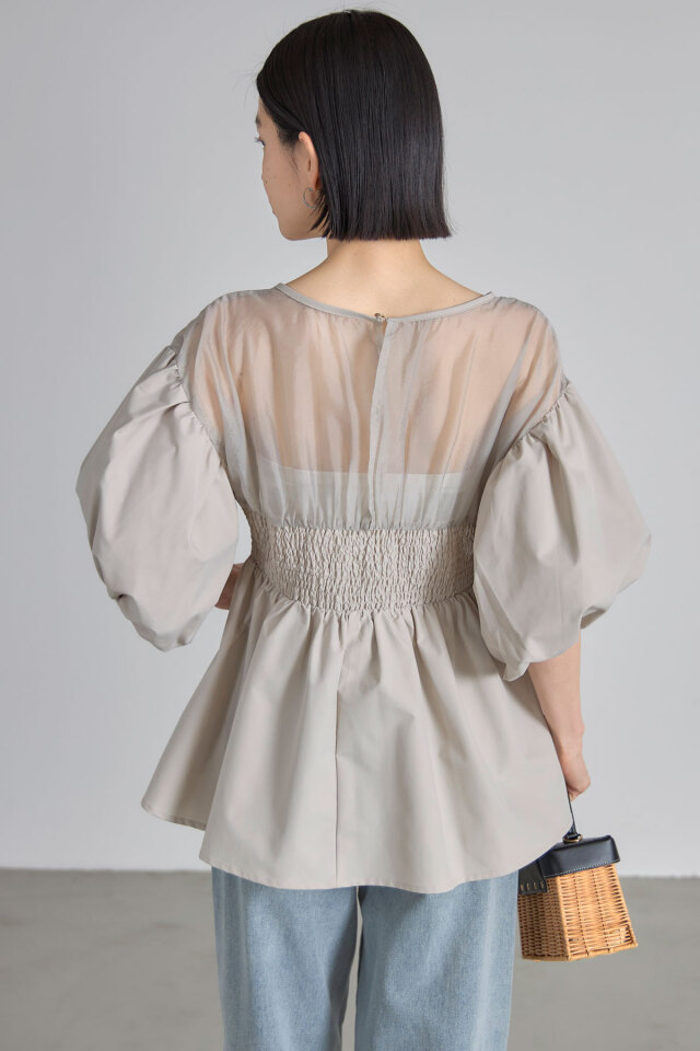 R.シュトラウス ボリュースリーブブラウス