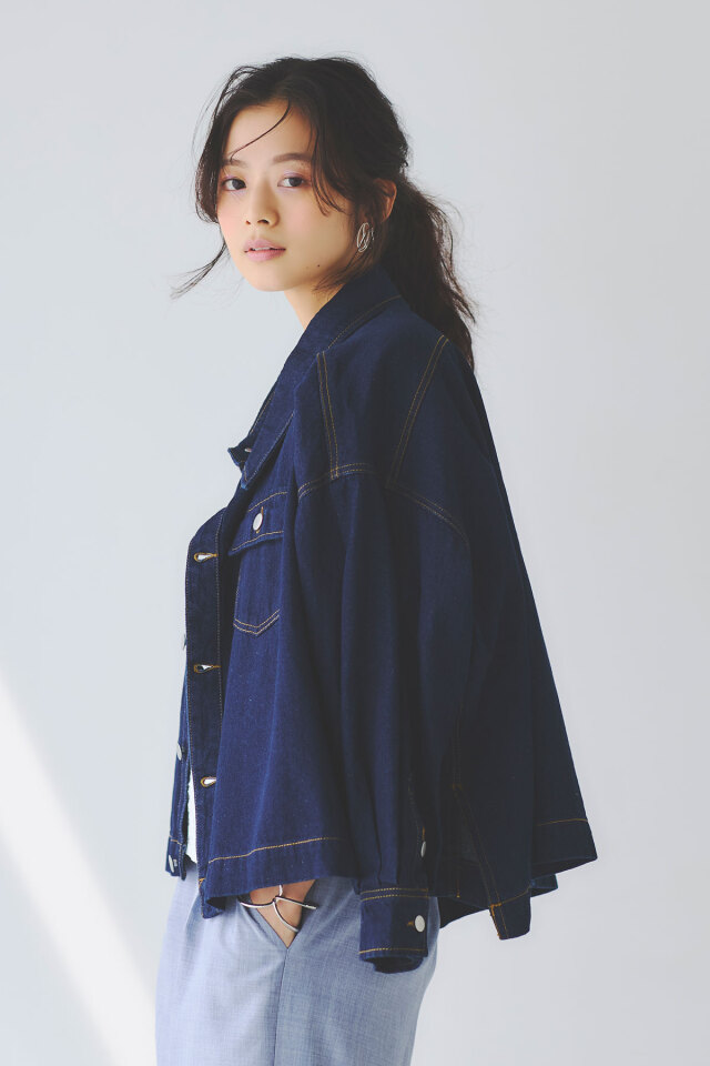 【2025 Summer SALE！】【松木育未さん着用】【店長企画】デニムシャツジャケット＊SALE品につき返品/交換/注文確定後の変更キャンセル不可＊