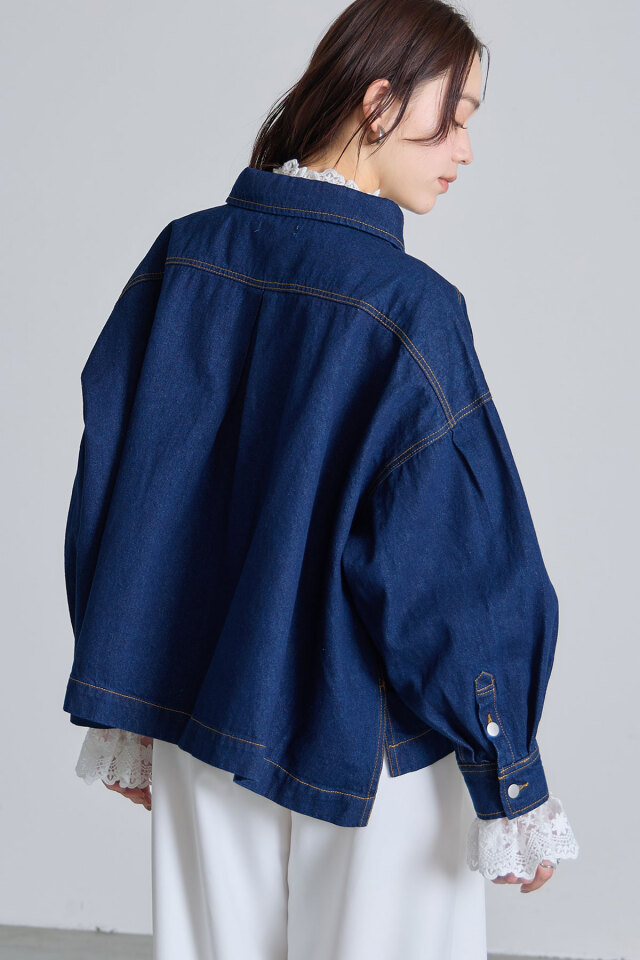 デニムシャツ ジャケット ジップ 江ノ島 デニムショップ