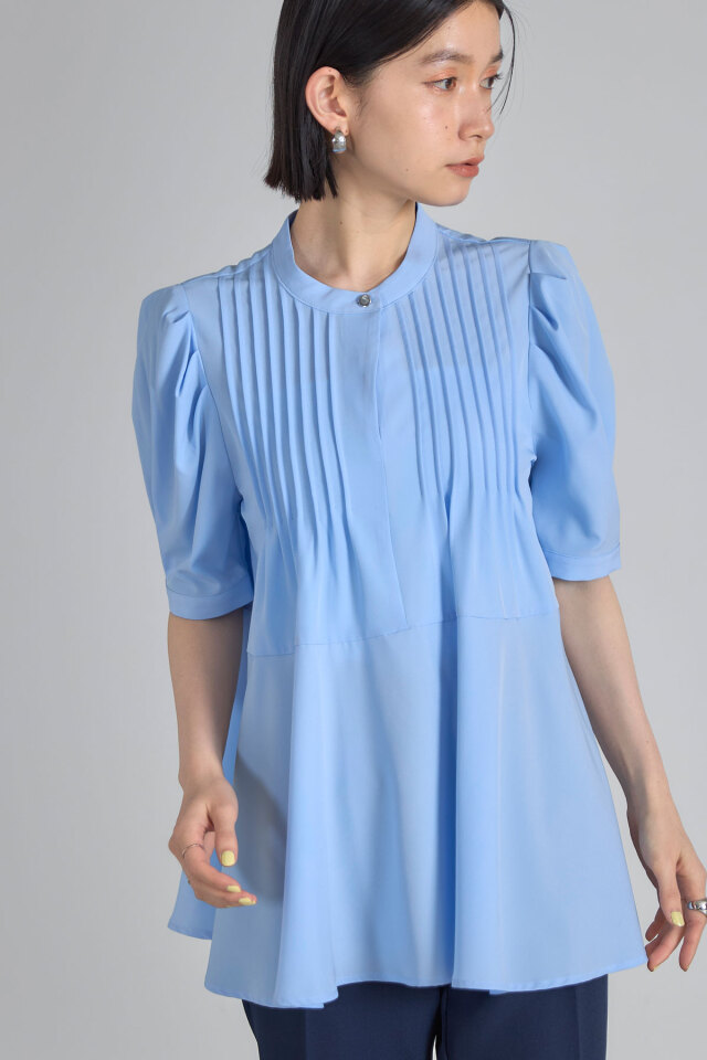 SONO フレアブラウス ブルー SONO]フレアレディブラウス | KOBUNSHA