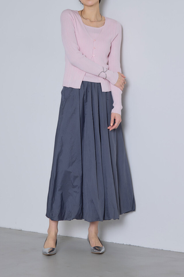 ねねぷ レイヤード風リブプルオーバー