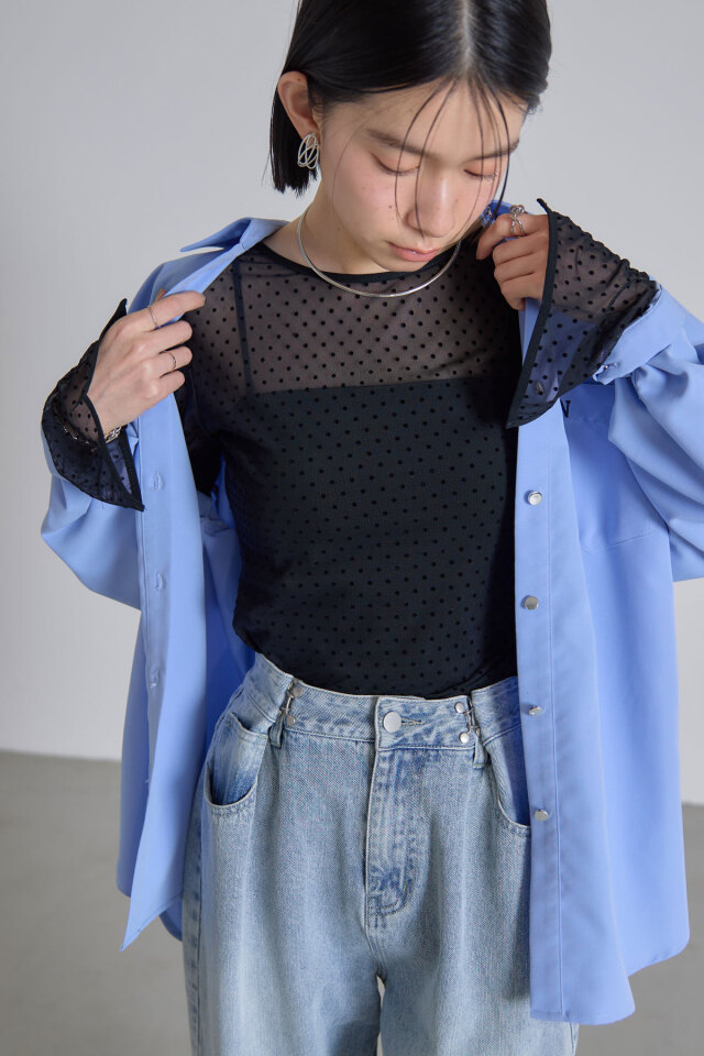 ànuke - Cutoff Twill Bustier / カットオフツイルビスチェ