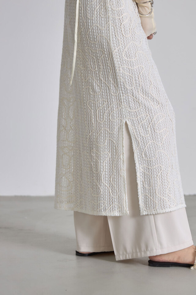 有礼　Rレースワンピ ドレスプラス DRESS+ レースワンピース ロングフレアワンピース