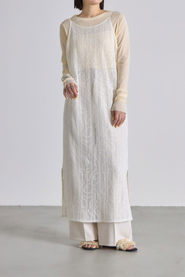 コードレースキャミワンピース