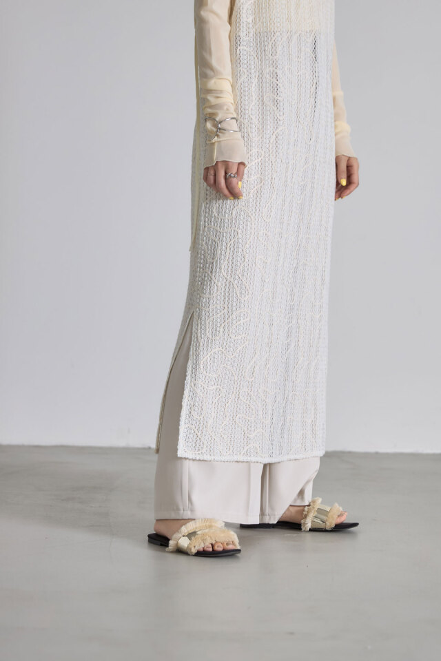 コードレースキャミワンピース