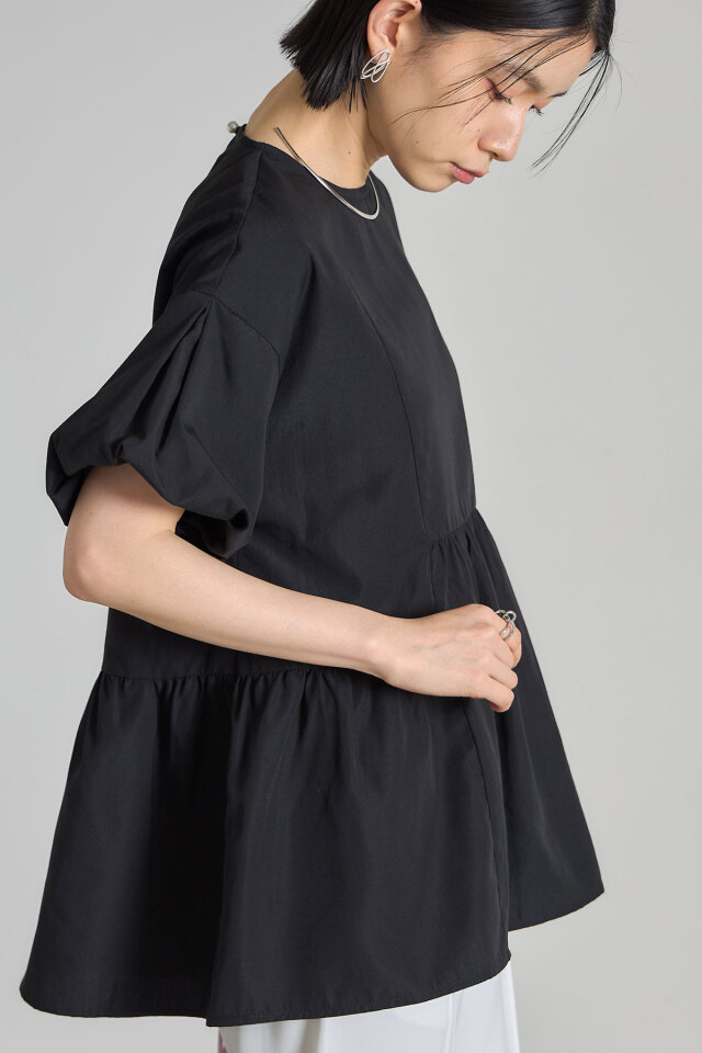 Mamande2商品 松木育未さん着用】ボリュームブラウス