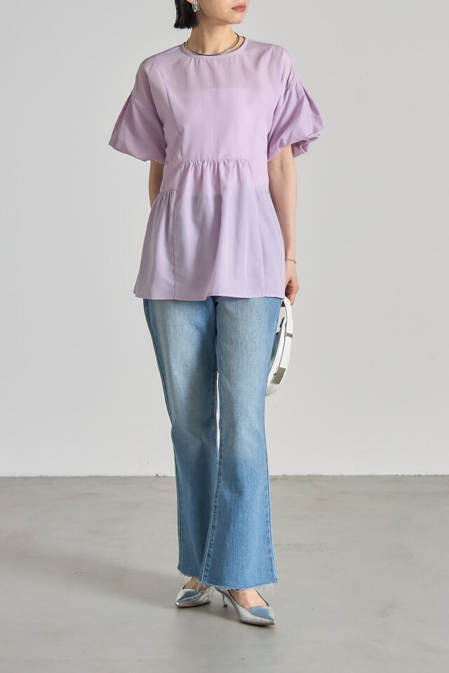 只今∑(●・ι_・●)ノ【準備㊥】ビシッ!! 松木育未さん着用】ボリュームブラウス