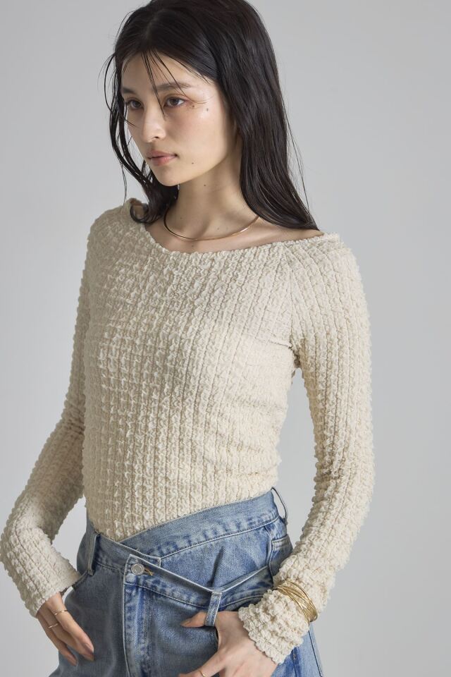nowos レースブラウス nowos ノーウォス レース フリル 刺繍 ブラウス コットン