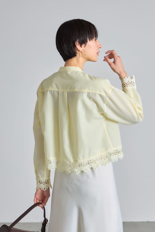 そらの助！ 裾レースブラウス