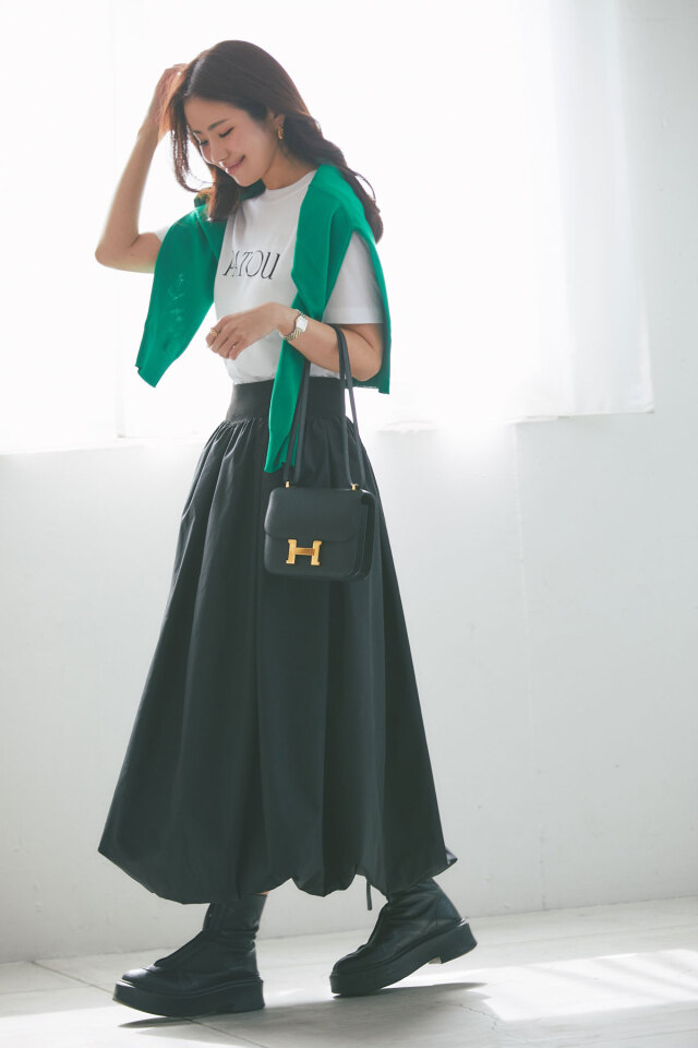 mana maruyamaさんコラボ】ボリュームバルーンスカート