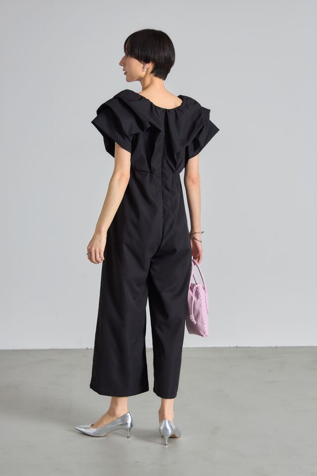 ELLIE ボリュームスリーブロンパース ボリュームスリーブロンパース【GRAY】 – ELLIE