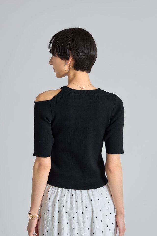 ワンショルニットプルオーバー