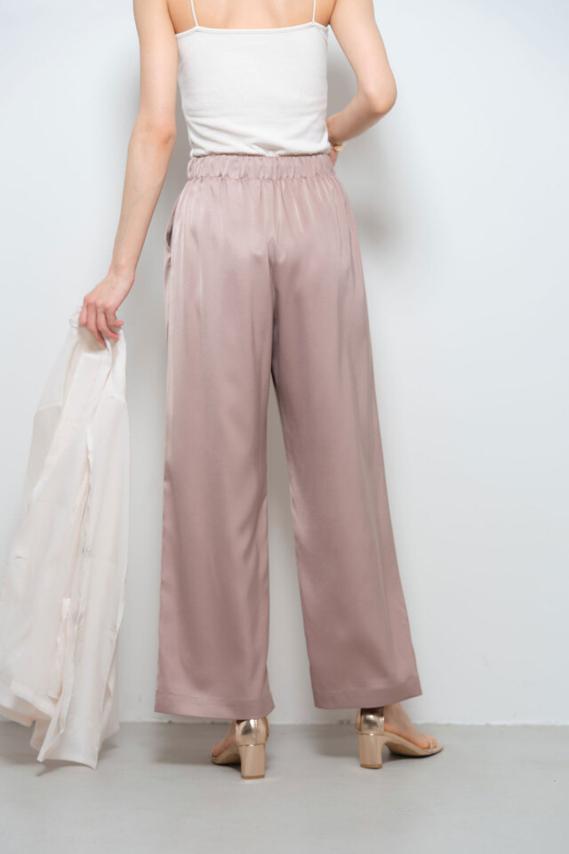 ISABEL BENENATO 麻パンツ　新品未使用タグ付き ベルデクセルフレックス プランテックス 女子パンツ