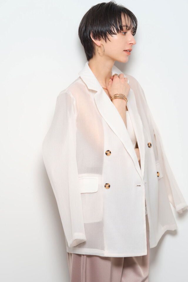 ジャケット・アウター MAY MAYO STUDDED STYLE EMBROIDERY TRACK JACKET