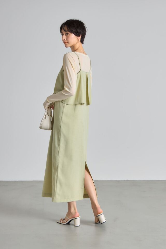 レイヤードキャミワンピース