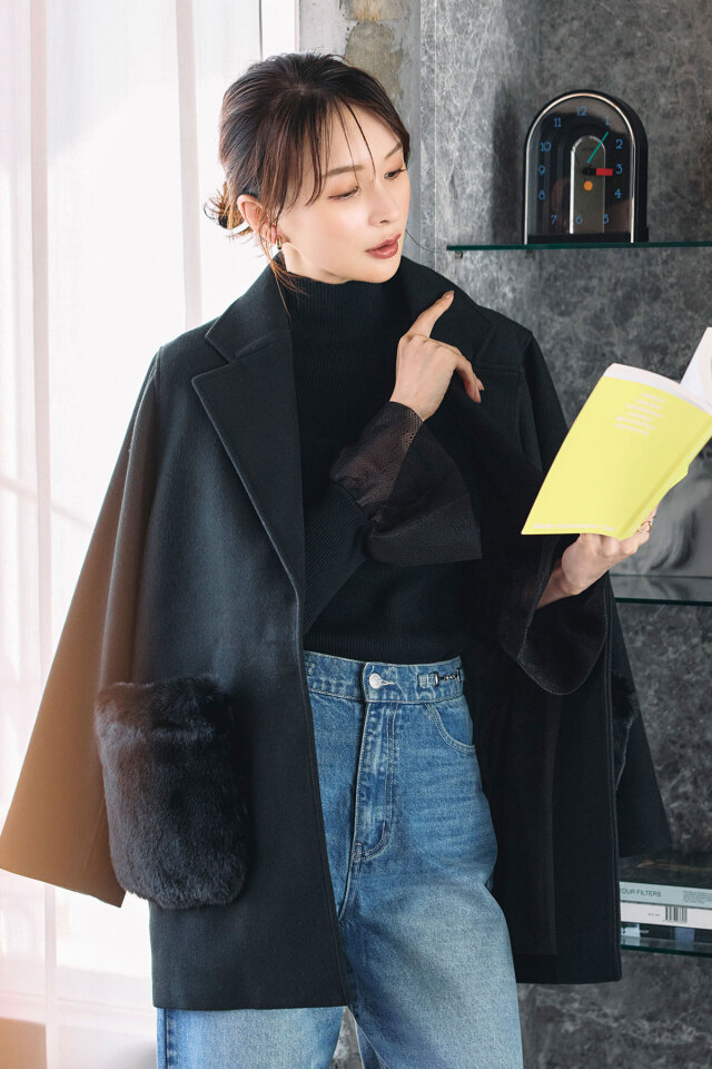 ケーブルニット