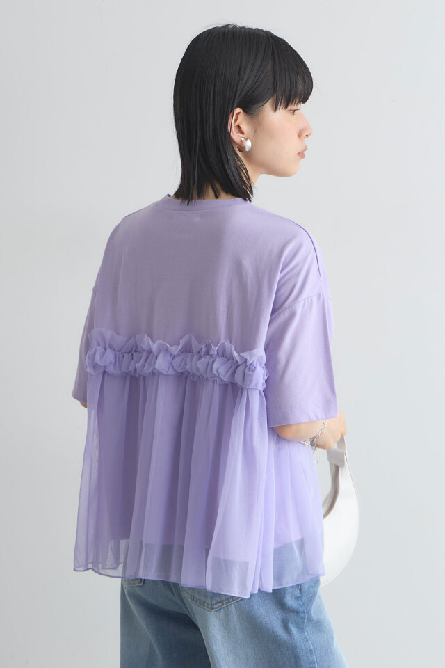 チュールドッキングTシャツ
