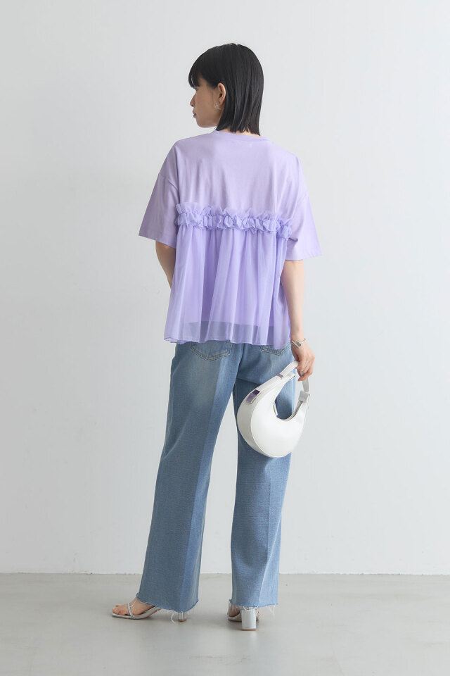 チュールドッキングTシャツ
