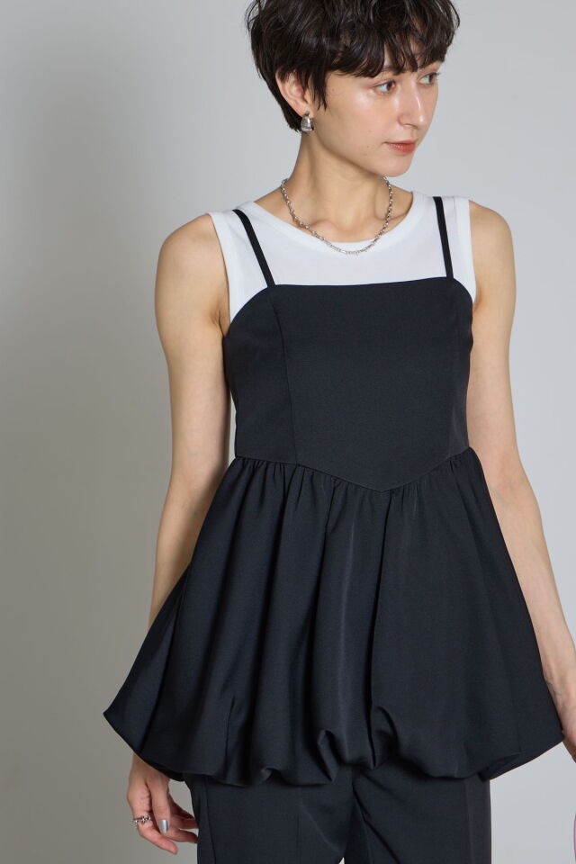 林田岬優さん着用】バルーンビスチェ