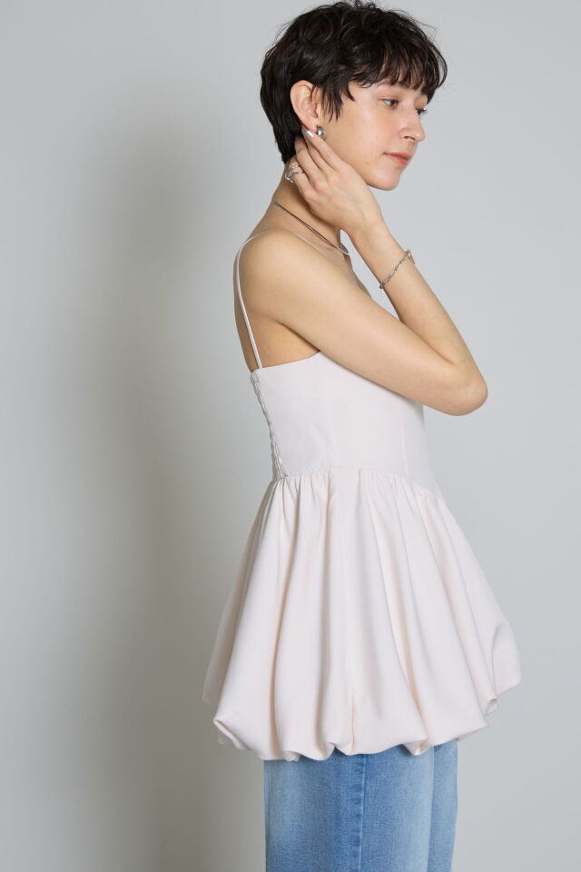 試着のみshéller☆現行品バルーンビスチェ☆フリーサイズ☆sheller 試着のみshéller☆現行品バルーンビスチェ☆フリーサイズ☆sheller