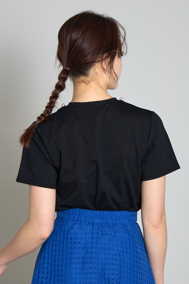 ミカーレミカーレ　パール付きモチーフTシャツ fit=scale-down,w=1200
