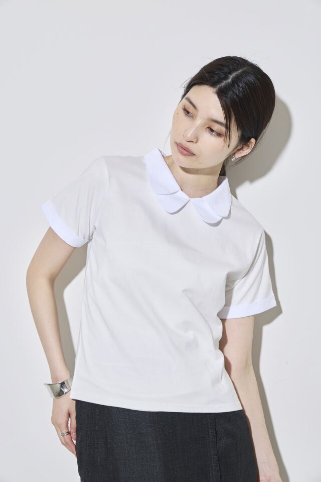 CLASS ボーダーTシャツ　サイズ3 配色ダブルカラーTシャツ