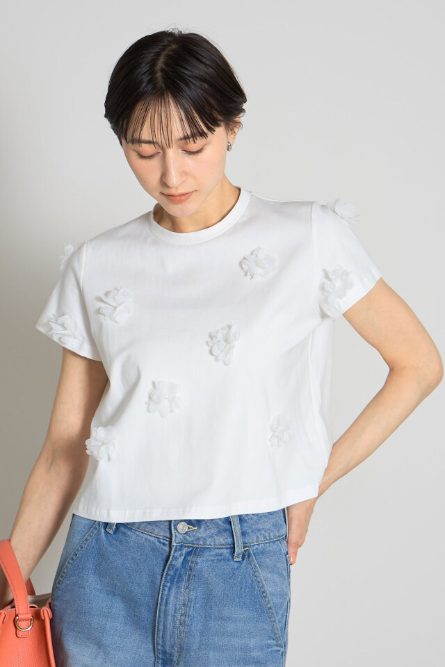 7月28日オフィシャルサイト限定少量再販！フラワーモチーフTシャツ