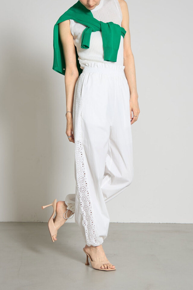 サイドレースジョガーパンツ