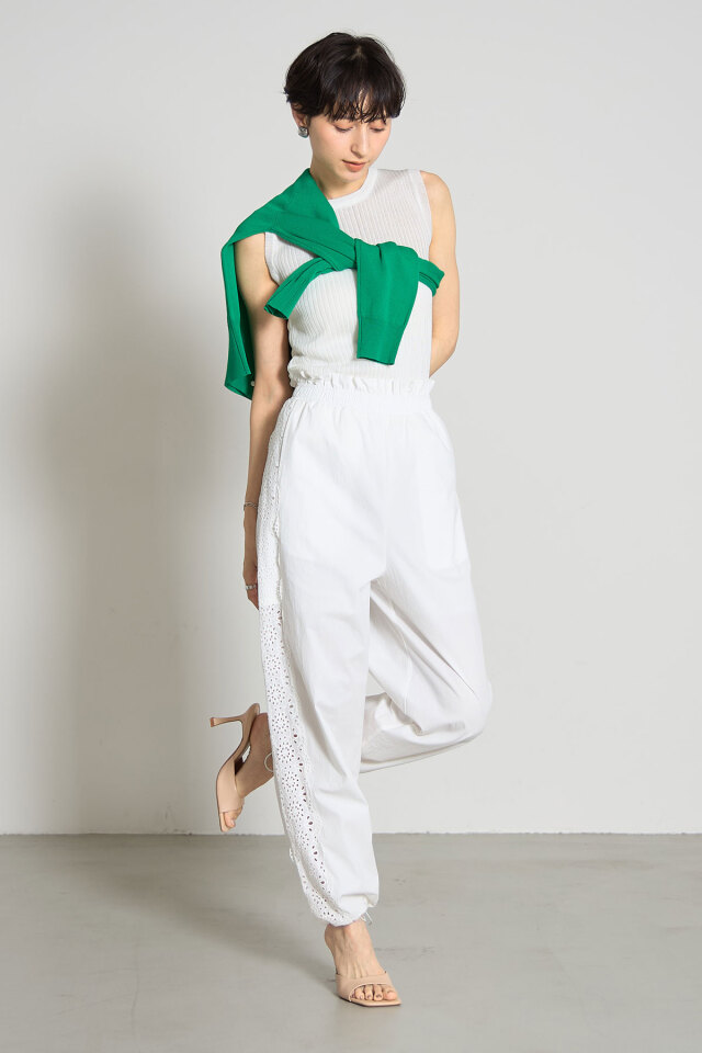 パンダの工房174 サイドレースジョガーパンツ