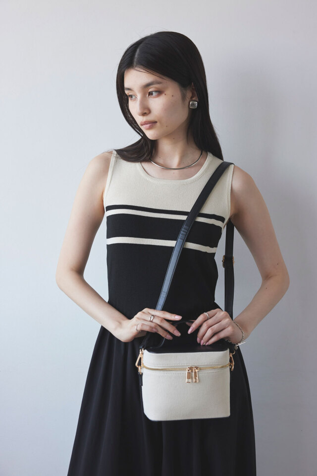 キャンバスバニティバッグ