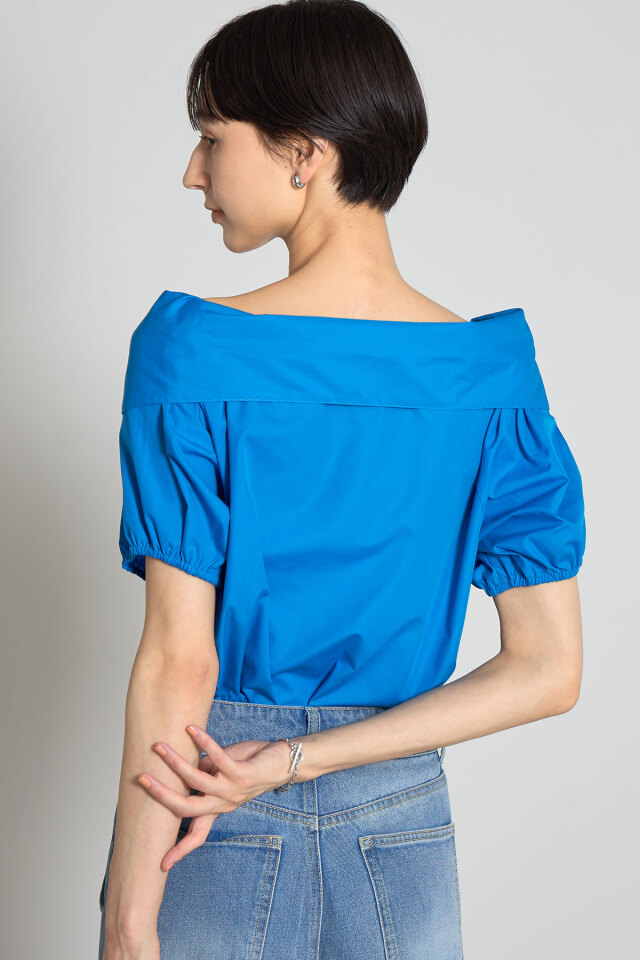 美香さん着用】リボンオフショルブラウス