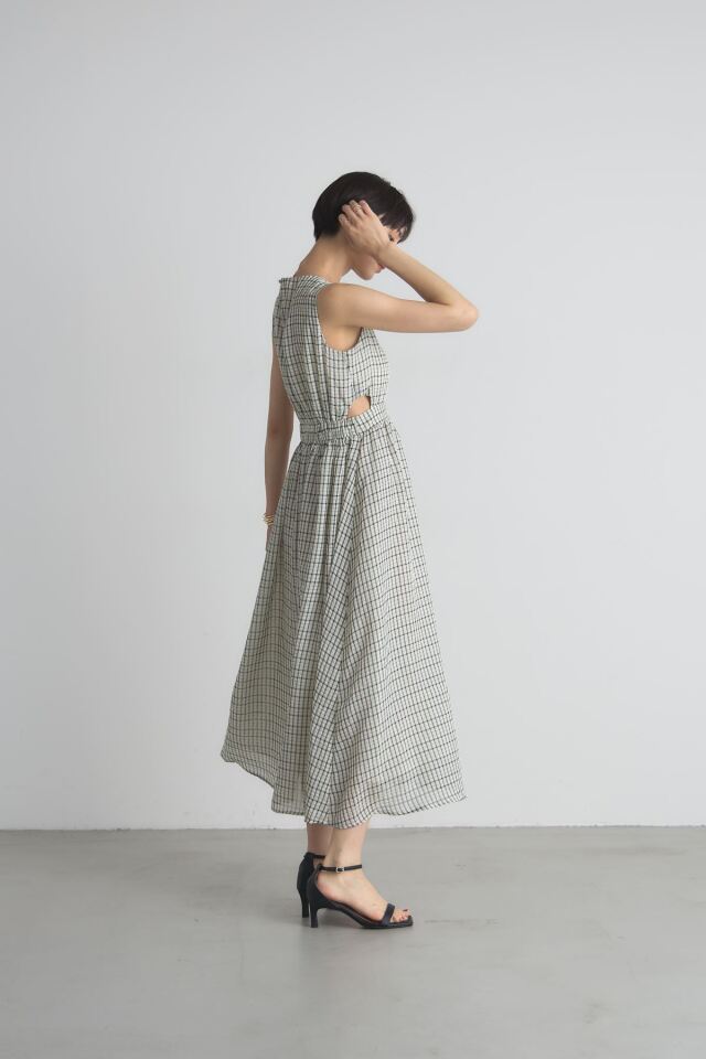 ツモリチサトワンピース カップ付きノースリーブ古代エジプト青い空と広がる砂漠 ツモリチサト tsumori chisato ワコール wacoal ワンピース