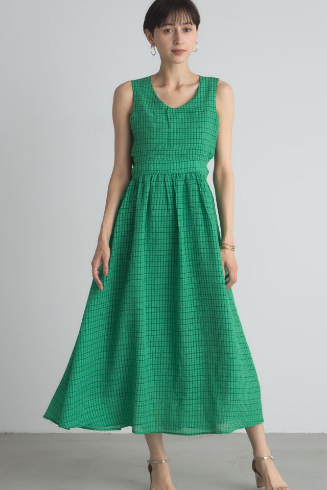 ツモリチサトワンピース カップ付きノースリーブ古代エジプト青い空と広がる砂漠 ツモリチサト tsumori chisato ワコール wacoal ワンピース