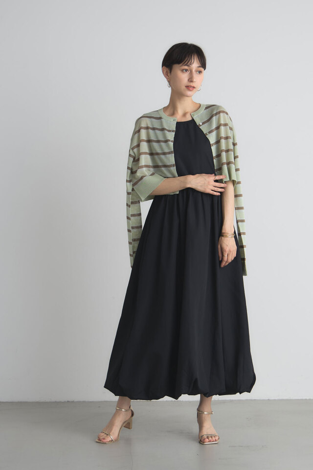 マルチボーダーカーディガン