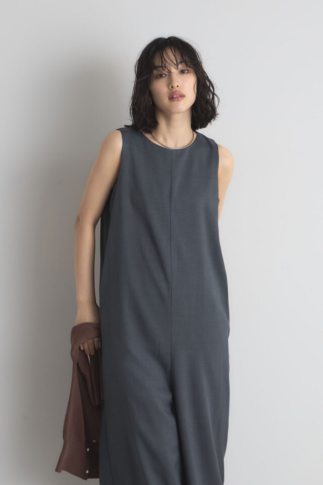 ノースリーブオールインワン