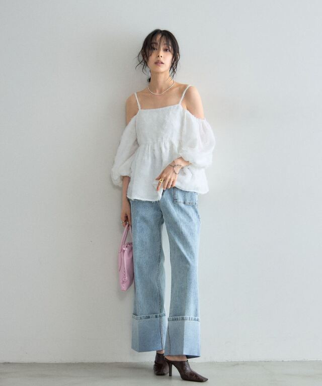 6月6日再販！ロールアップデニム