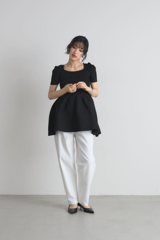 パンツ mkhkr ボンタンカーブパンツ