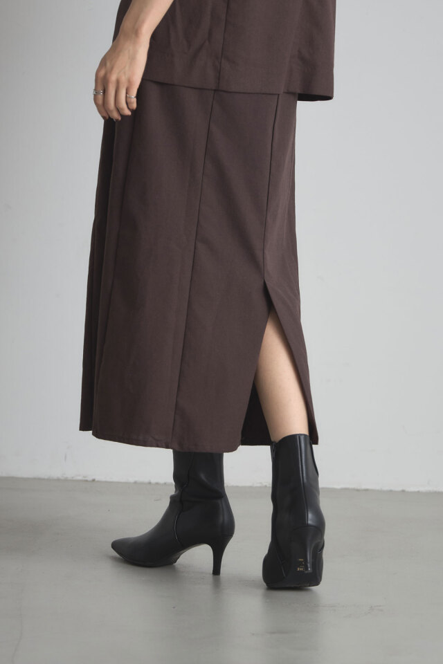 稲垣莉生さん着用】リネン美シルエットキャミワンピース