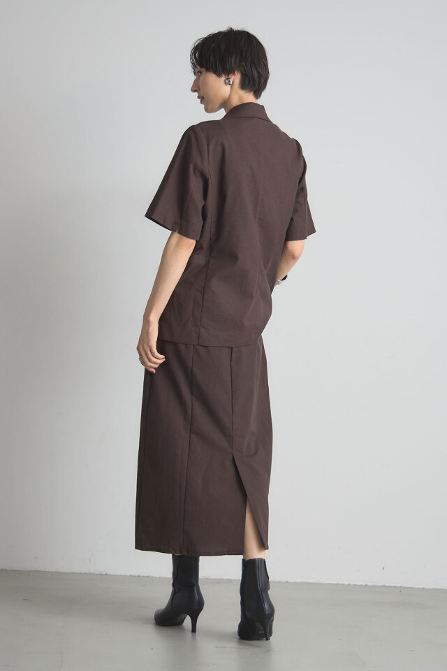 稲垣莉生さん着用】リネン美シルエットキャミワンピース