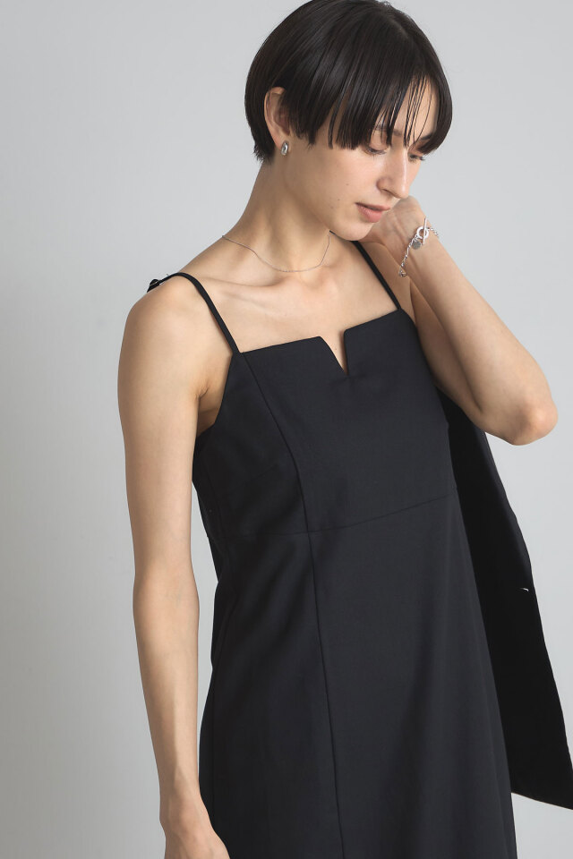 稲垣莉生さん着用】リネン美シルエットキャミワンピース