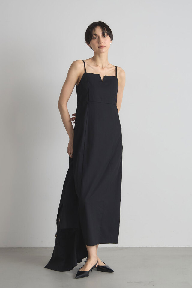 稲垣莉生さん着用】リネン美シルエットキャミワンピース