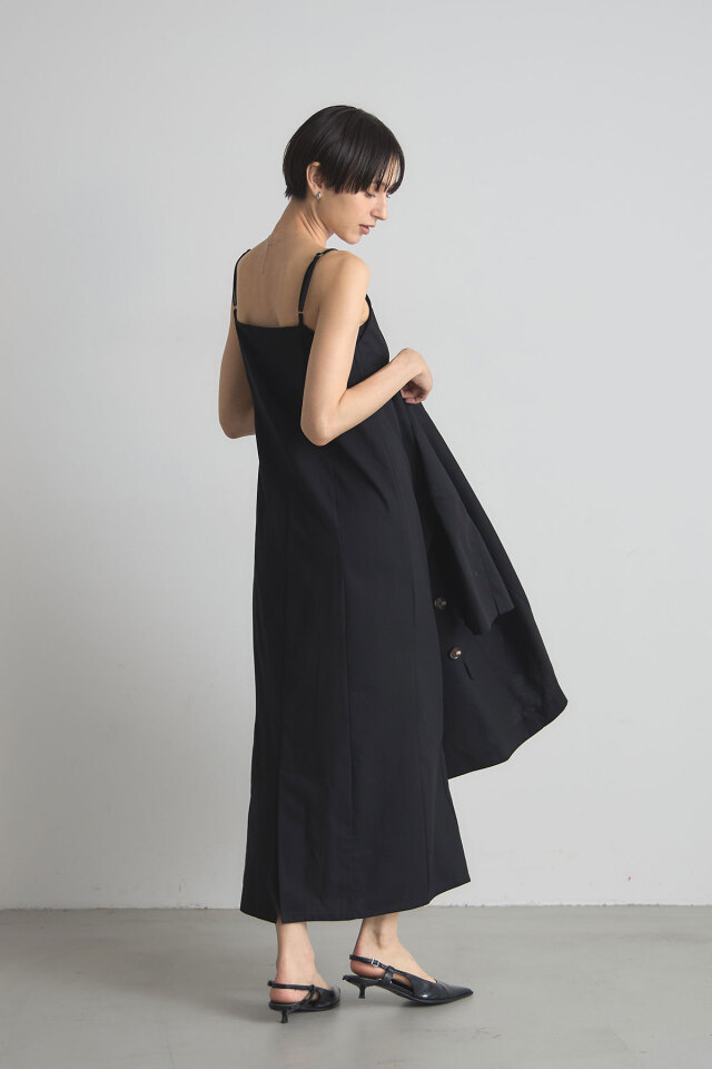 稲垣莉生さん着用】リネン美シルエットキャミワンピース