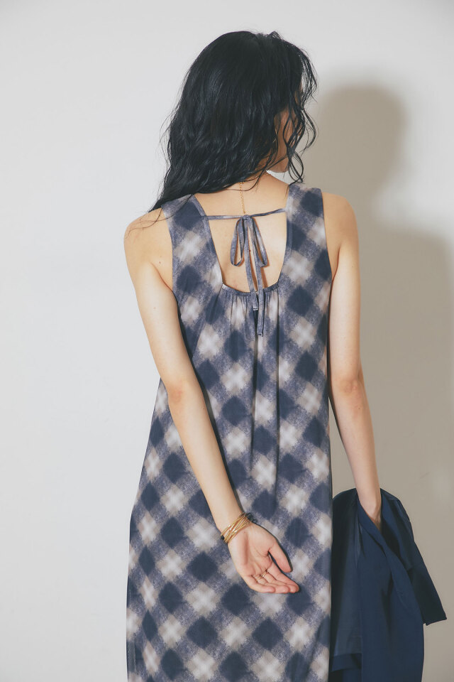 スコットランドチェック　ワンピース タータンチェック柄切替ワンピース/Afternoon Tea Original Tartans